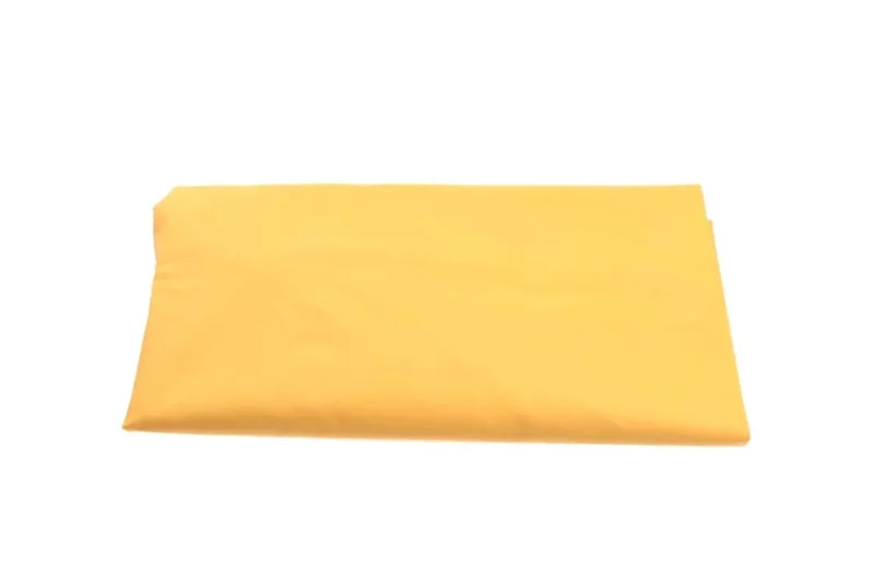 Cearsaf pat bumbac 100% culoare galben 90x200x10 cm